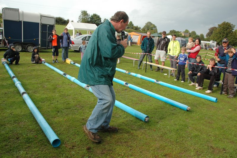 A ferret race finish