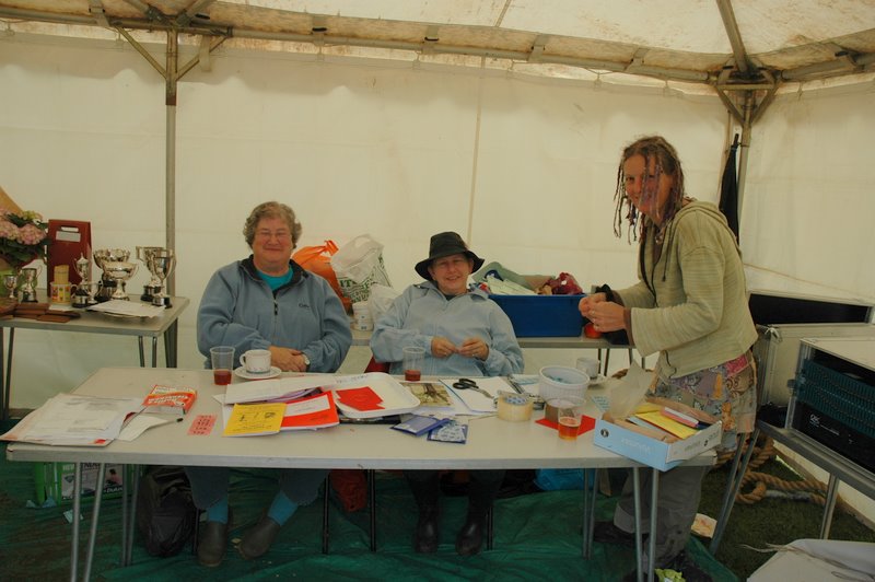 The secretary's tent