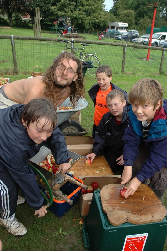 Local apple pressing