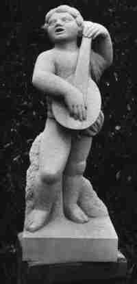 Putto playing Mandolin