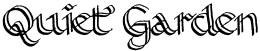 Quiet Garden script