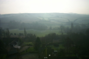 South from the Church tower