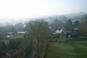 West from the Church tower