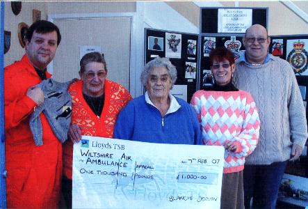 Blanche and cheque
