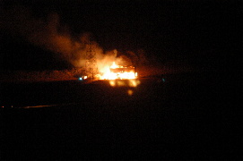 Barn fire Wellow